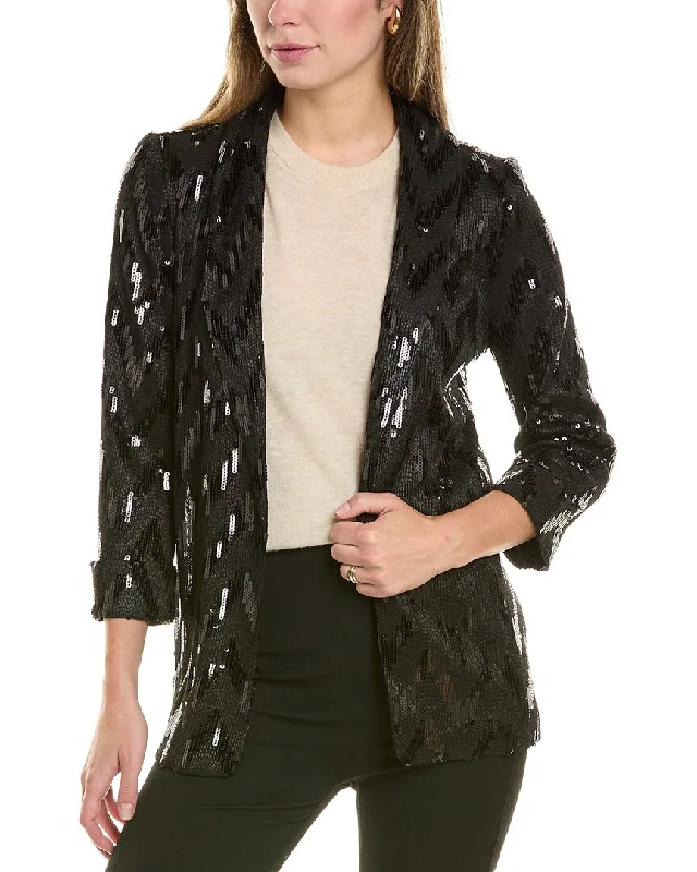 Nanette Nanette Lepore Sequin Blazer Women's Handmade Blazer