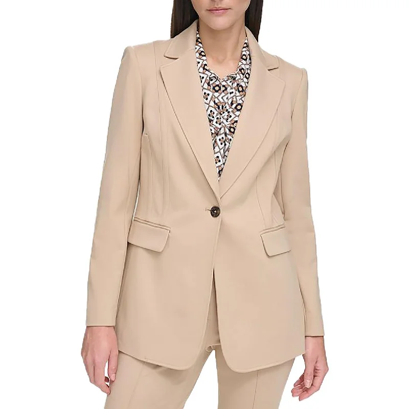 Womens Notch Collar Suit Separate One-Button Blazer Women's High-End Blazer