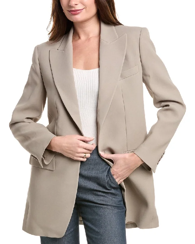 Michael Kors Collection Sable Darcy Blazer Women's Long Blazer