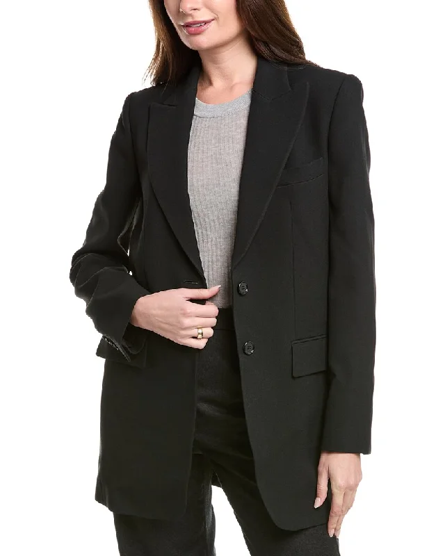 Michael Kors Collection Sable Cape Blazer Women's Short Blazer