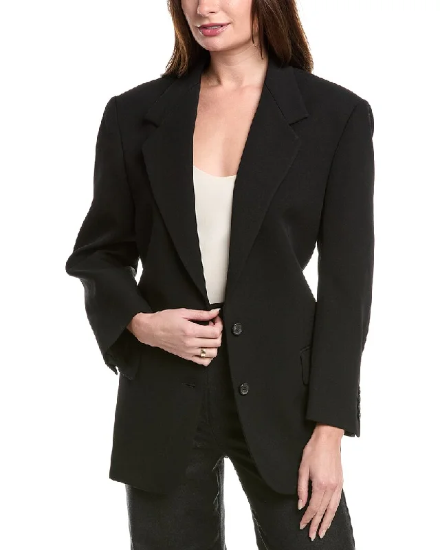 Michael Kors Collection Mattie Wool Blazer Slimming Women's Blazer