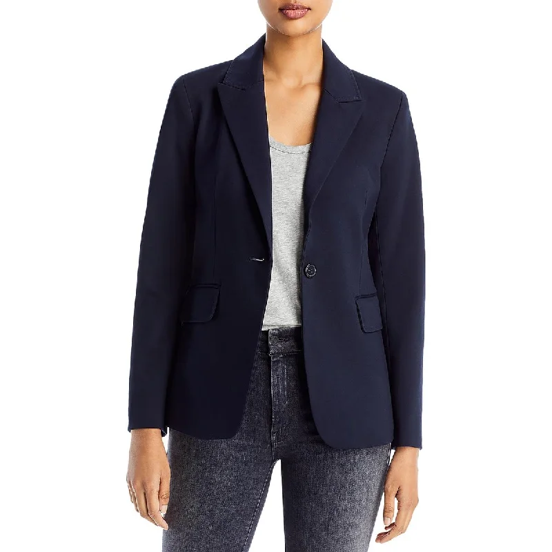 Womens Solid Workwear One-Button Blazer Women's Brand Blazer