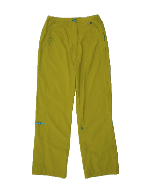 CHAMPION Womens Hiking Trousers Medium W30 L30  Green Polyamide Trousers High Rise Slim Fit