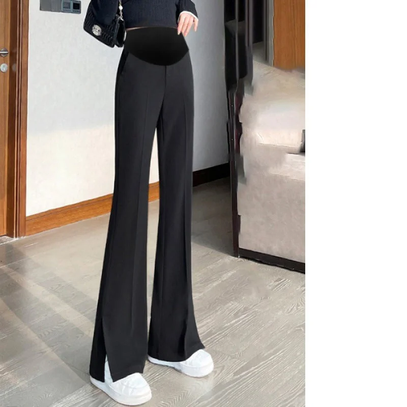 NiDELL: Women’s Vintage Trousers Belly Support For Autumn Trousers Trousers Formal