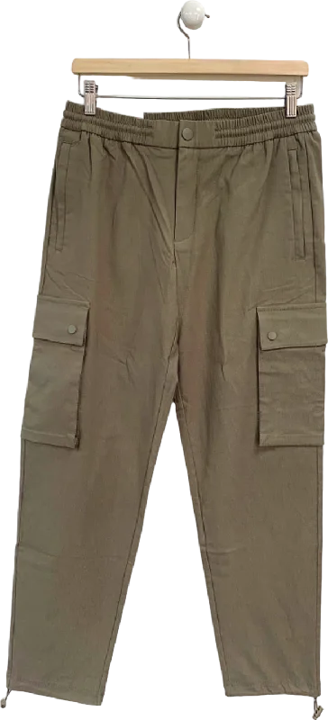 River Island Stone Slim Fit Cargo Trousers W30 R Trousers cozy soft